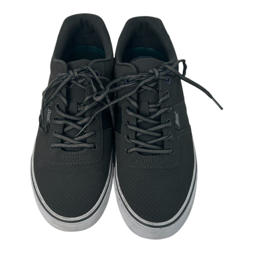 Bass Men's Gray and Faux Brown Leather Shoe | US Men's Size 9